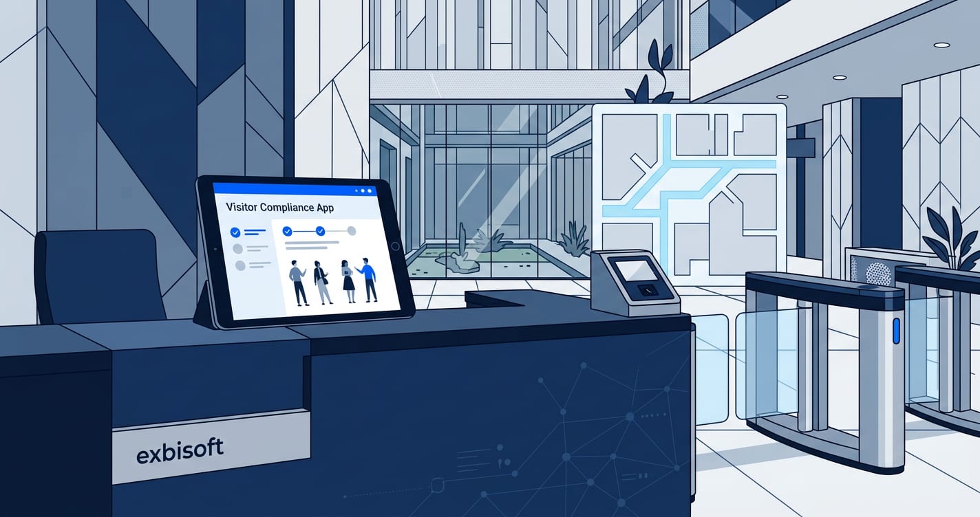 Besucher-Compliance-App — exbisoft Fallstudie